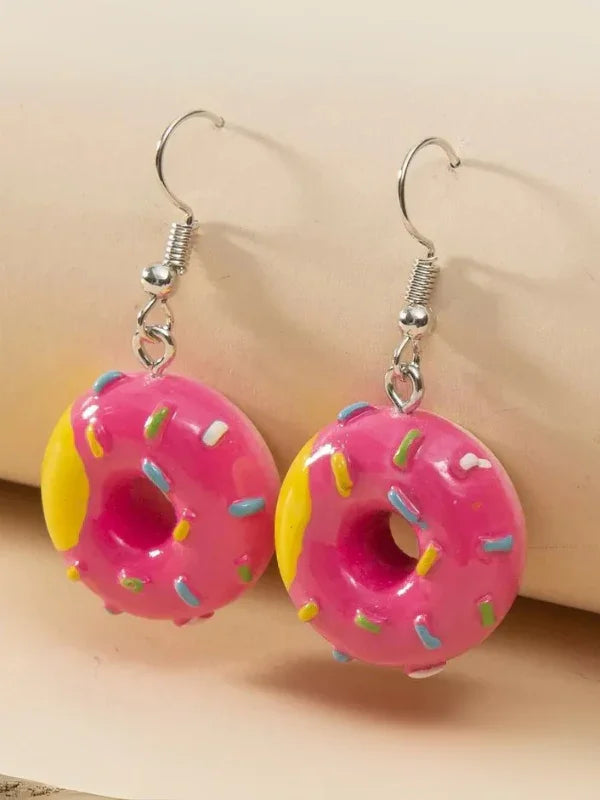 Donut Worry Earrings