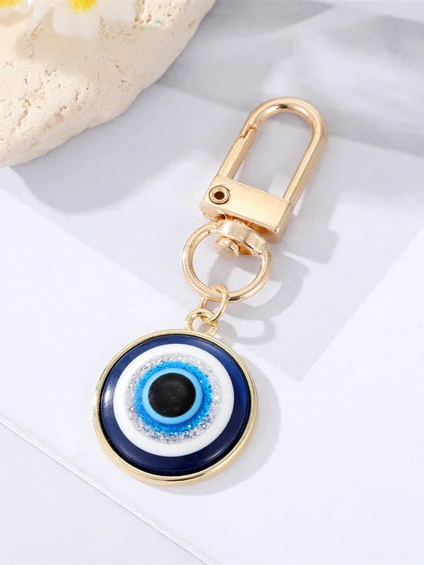 Midnight Blue Evil Eye Bag Charm