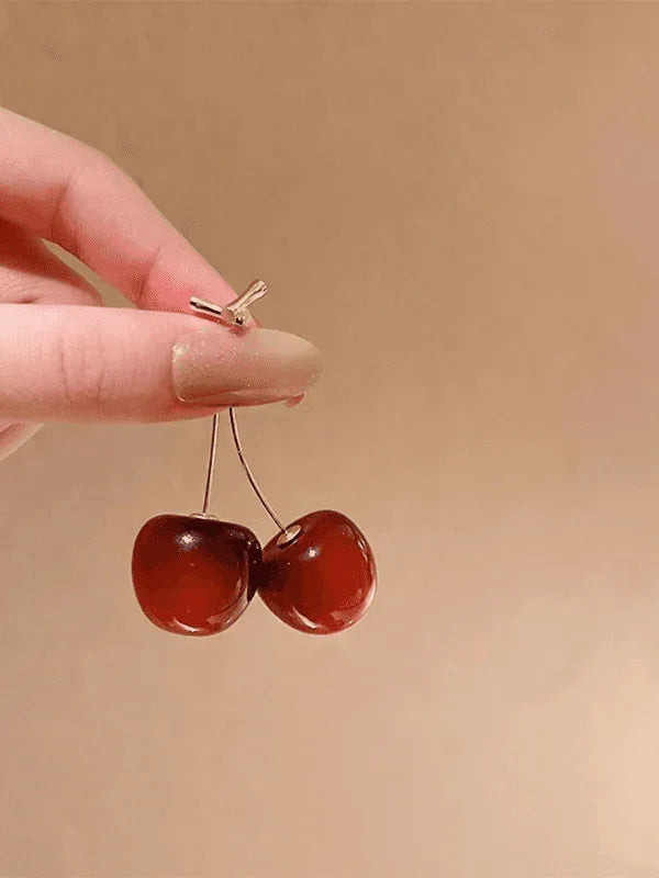 Cherry Dangler Earrings - Fluid