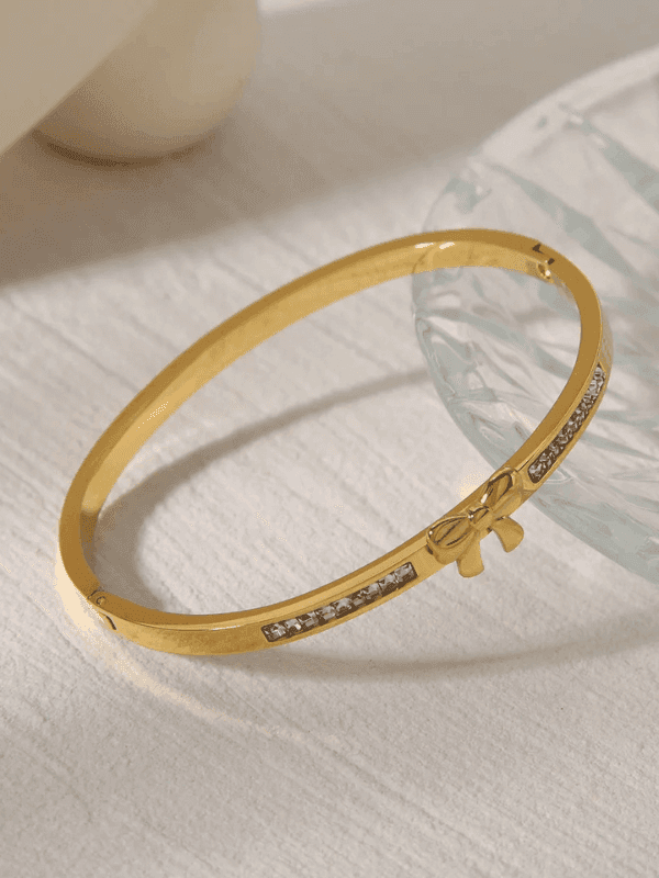 Bow Knot Zircon Bracelet - Fluid