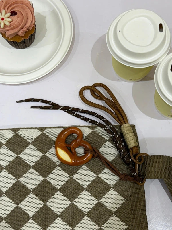 Pretzel Mood Bag Charm