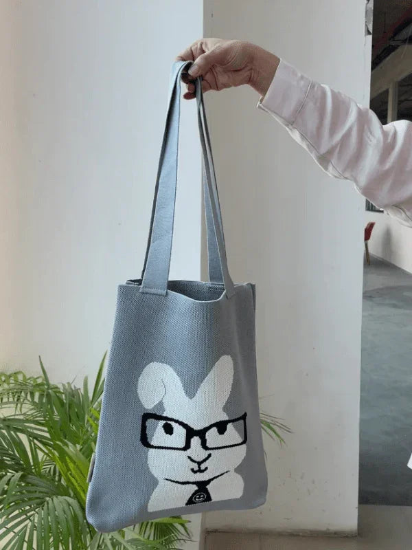 Geeky Bunny Unisex Tote Bag