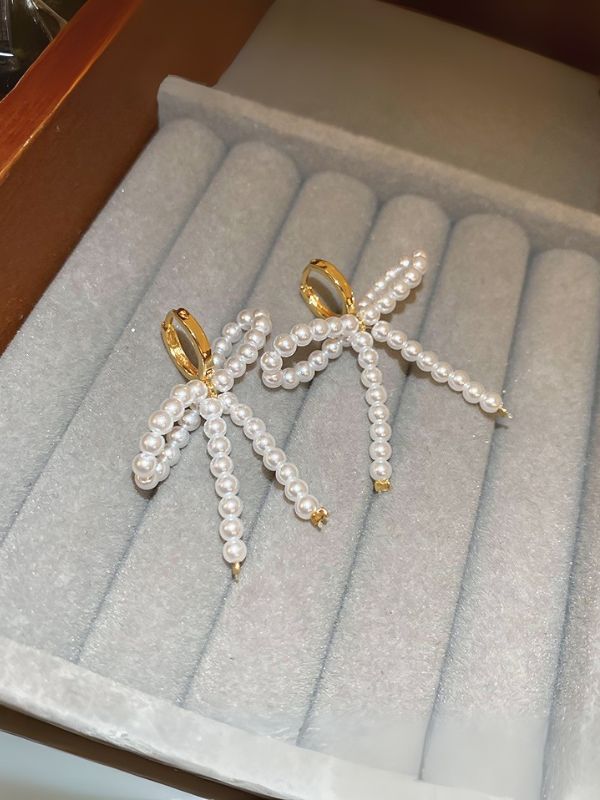 Grande Bow Hoop Earrings