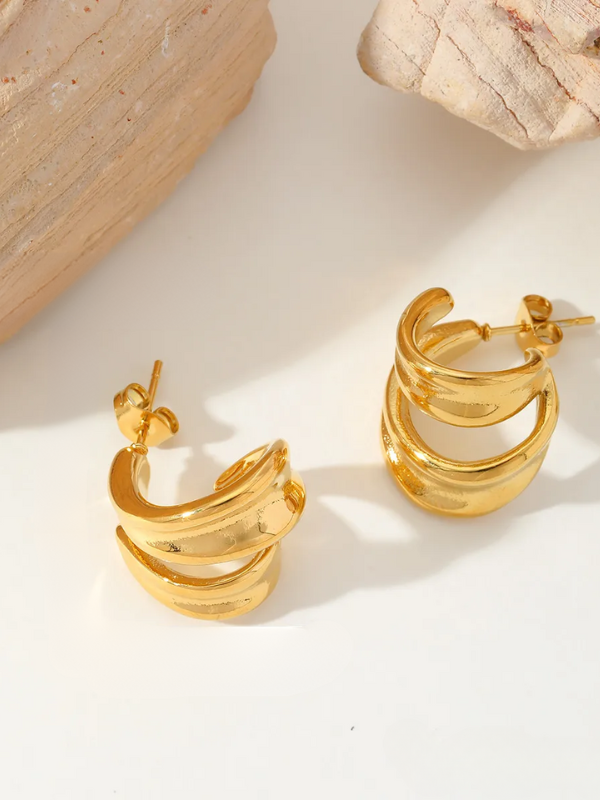 Infinity Twirl Hoops