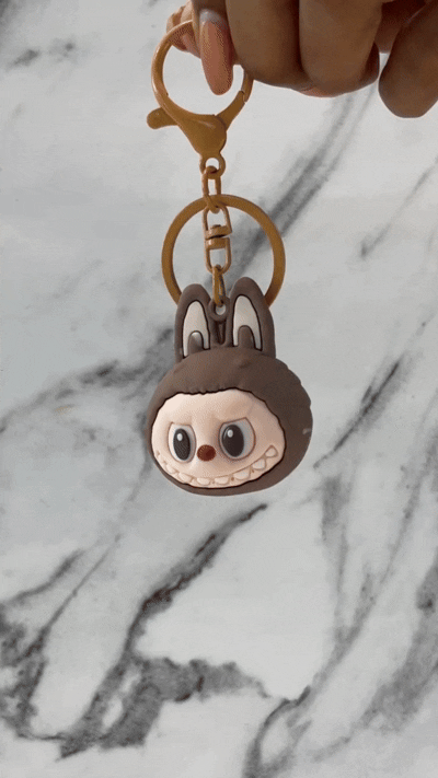 Labu Inspired Brown Bag Charm