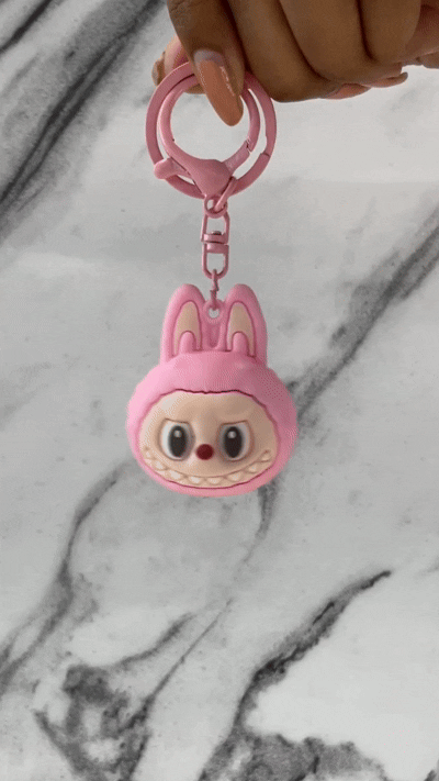 Labu Inspired Pink Bag Charm