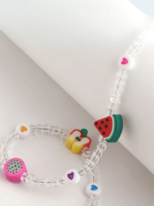 Miyuki Beaded Fruit Pop Kids’ Necklace - Fluid