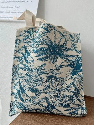 Tropical Paradise Knitted Tote Bag - Fluid