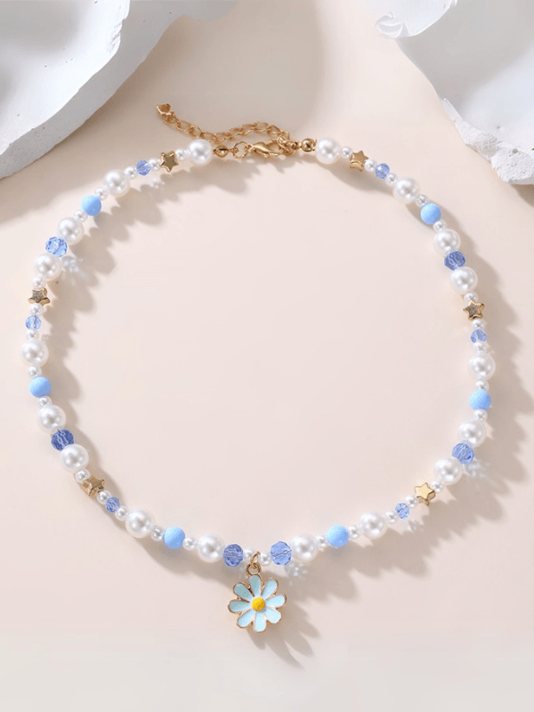 Pearl Flower Dreamy Necklace - Fluid