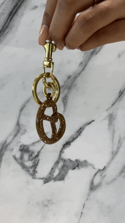 Pretzel Bag Charm