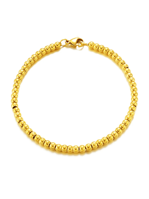 Radiance Unisex 18K Gold Plated Round Bracelet - Fluid