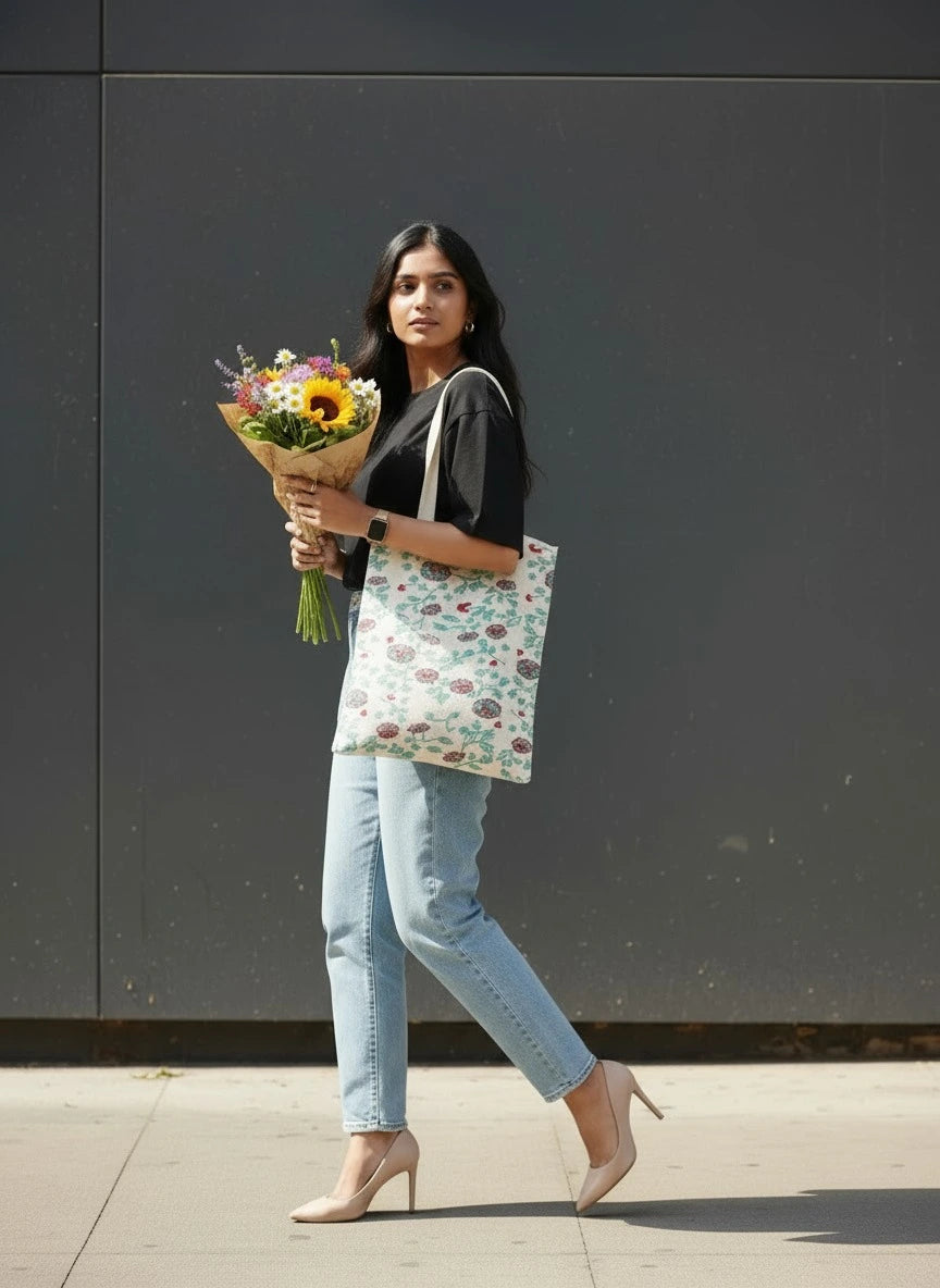 Floral Fix Unisex Tote Bag