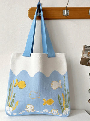 Under The Sea Large Tote Bag - Fluid