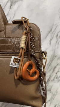 Pretzel Mood Bag Charm