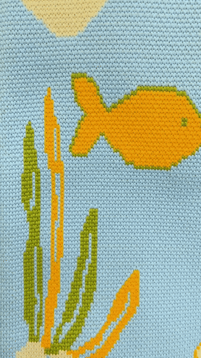 Under The Sea Knitted Unisex Tote Bag