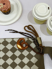 Pretzel Mood Bag Charm