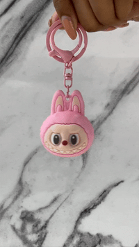 Labu Inspired Pink Bag Charm