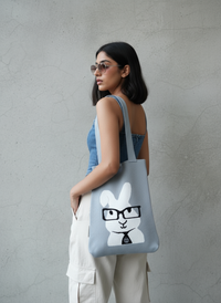Geeky Bunny Unisex Tote Bag